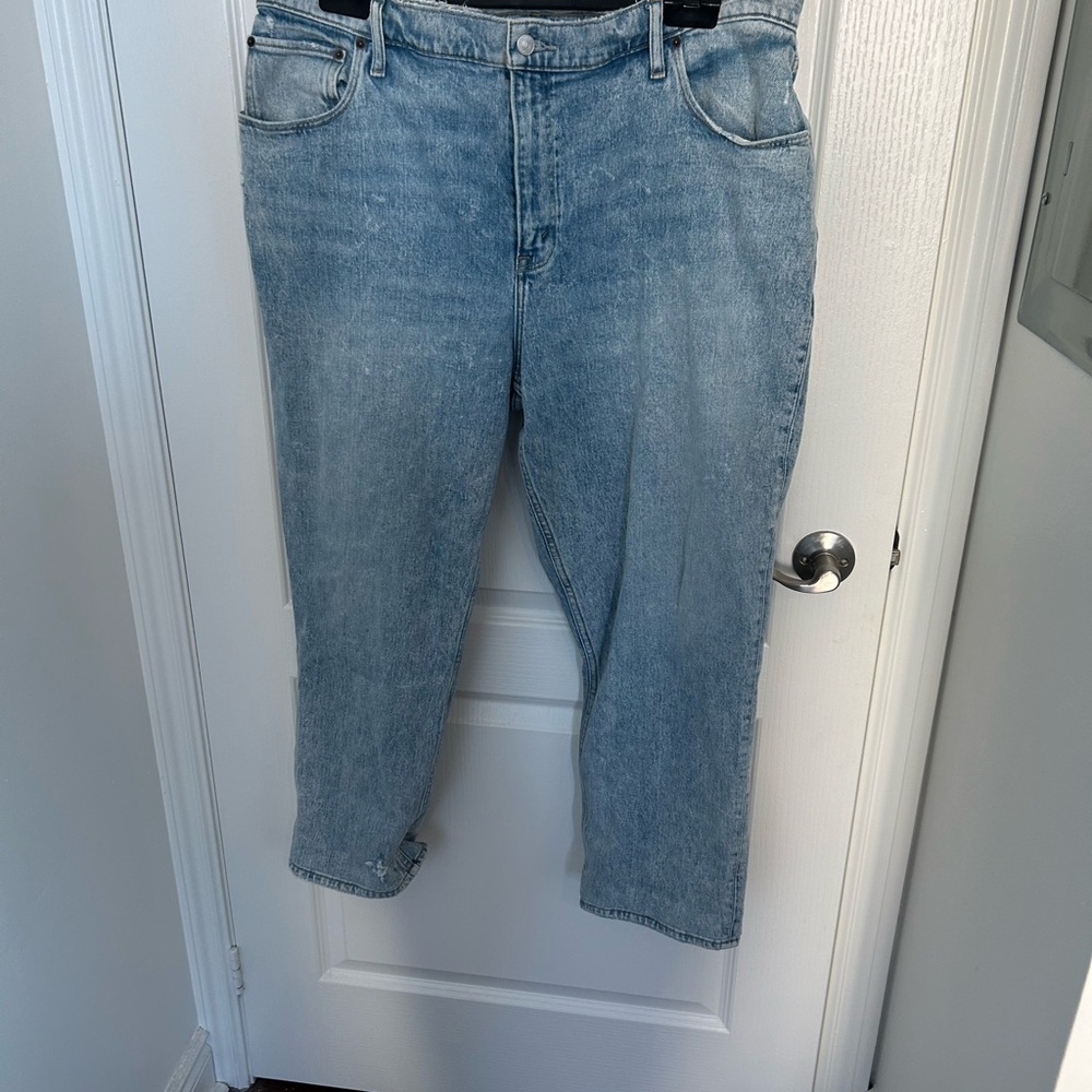 Abercrombie & Fitch Light Blue High-Rise Jeans
